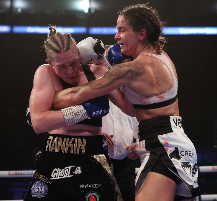 Photos: Terri Harper Boxes Past Hannah Rankin To Win WBA, IBO Titles ...